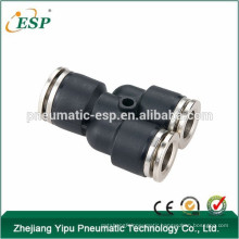 ningbo mnufacturer ESP brand Plastic fittings with brass sleeve, black fittings, high pressure fittings